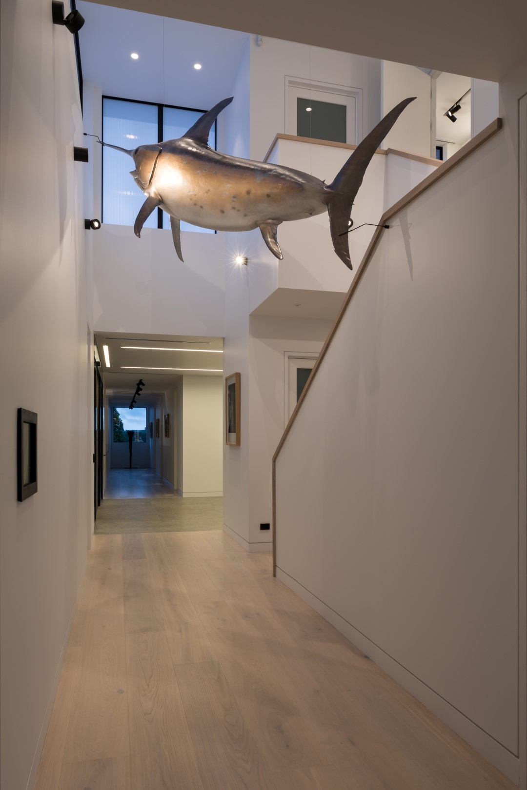 arcline-architecture-hallway-taxidermy-marlin-swordfish-jacobsen-flooring (2)