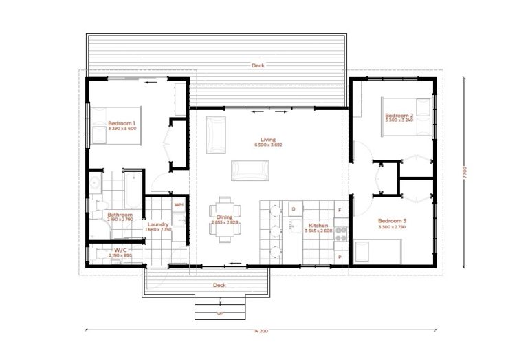 famous-3-bedroom-2-bath-open-floor-plan-popular-ideas