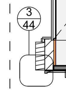 Callouts are small indicators showing there is a detail on another page in the plans with further information on a certain area.