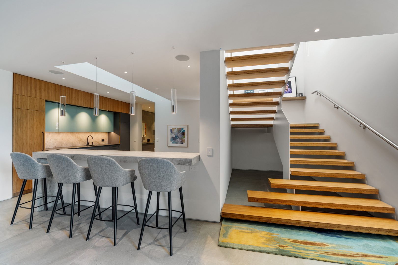 architectural-stairs-timber-treads-bar-area-arcline-architecture