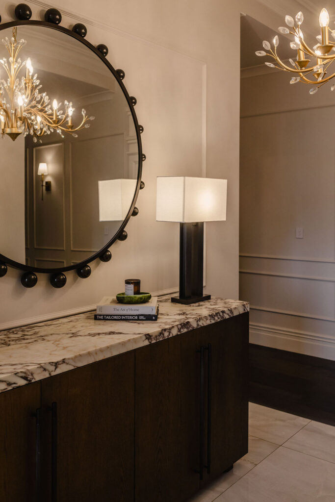 buxton-manor-arcline-architecture-hallway-mirror-sideboard